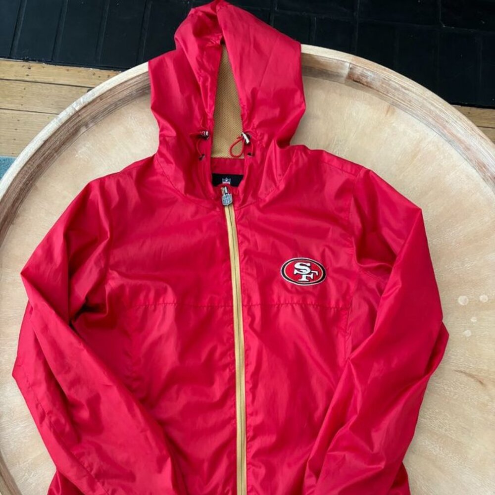 49ers/Niners SF Rain Jacket - Women's M